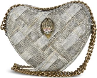 Kurt Geiger Borsa mini trapuntata con catena - Grigio