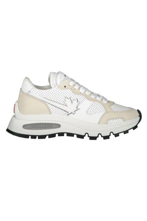 Dsquared2 Logo Detail Leather Sneakers