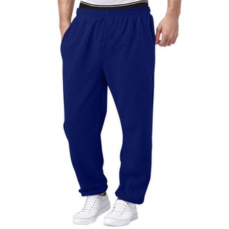 Generic Mens Jogging Sweatpants with Drawstring Solid Tracksuits Bottoms Plain Jogging Bottoms Joggers Fleece Pants Gym Sports Trousers Activewear Straight Le