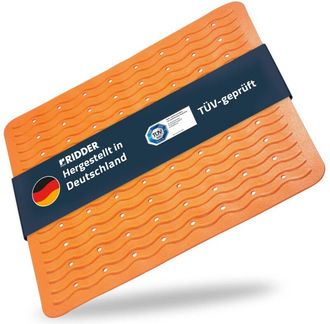 Ridder 684140-350 - Tappetino doccia Playa, 54 x 54 cm, colore: Arancione