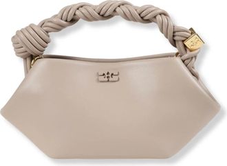 Ganni Mini Bou Bag - Dames - Handtassen - Grijs - ONE Size - Katoen - Tassen