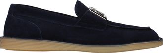 Dolce & Gabbana Herrens Loafer Wildleder Blau