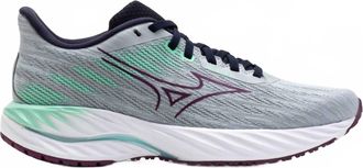Mizuno Womens Wave Inspire 21 Running Shoes In Pearl Blue/dark Purple