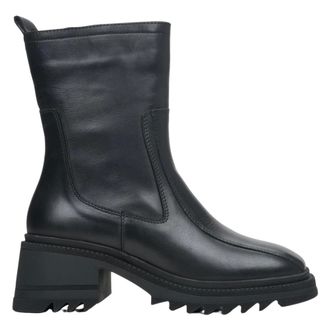 Estro & Luminara Black Ankle Boots - female - Estro - Heeled Boots - Black - 6 UK - Shoes