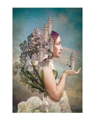 iCanvas My Home Is My Castle by Catrin Welz-Stein Wall Art