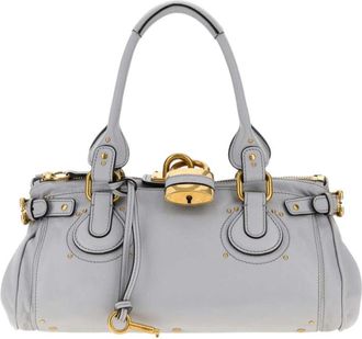Chlo&eacute; Light Blue Paddington Large Satchel