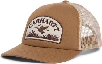 Carhartt Work in Progress Take Off Trucker Hat in Stone at Nordstrom