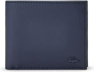 Lacoste logo-appliqu&eacute; bifold wallet - men - Polyethylene vinyl acetate (PEVA) - One Size - Blue