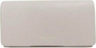 Balenciaga Pre-owned Wallets, female, Gray, Size: ONE SIZE Pre-owned Leather wallets