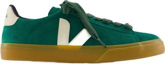 Veja Unisex Campo Bold Sneaker Green Calfskin