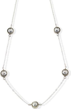 Samuel B. Hammered Station Necklace in Silver And Gold at Nordstrom Rack