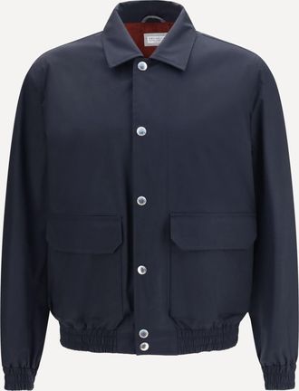 Brunello Cucinelli Giacca in seta e lana Man 50