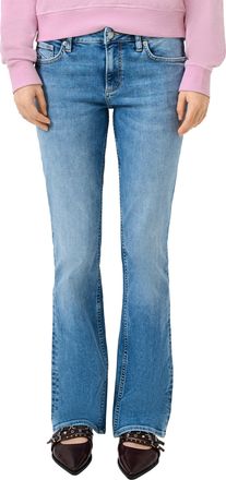 QS by s.Oliver Schlagjeans QS, Damen, Gr. 34, L&auml;nge 30, blau, Denim/Jeans, Obermaterial: 84% Baumwolle, 14% Polyester, 2% Elasthan. Futter: 70% Polyester, 30% Baumwo