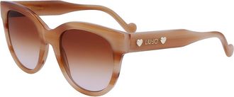 Liu Jo LJ772S 729 Womens Sunglasses Brown Size 52