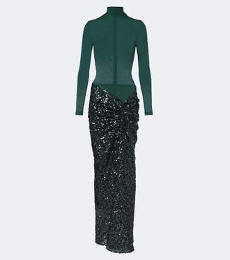 CHRISTOPHER ESBER Abito lungo con paillettes
