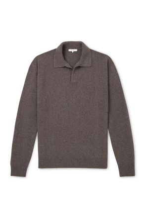 The Row Leach Cashmere Polo Shirt