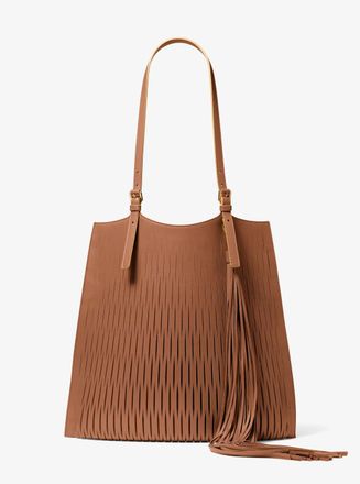 Michael Kors Marianne Perforated Leather Market Bag