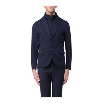 Emporio Armani Heren, Jassen, Blauw, Maat: L