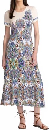 Johnny Was The Janie Favorite Cap Sleeve Dress In Ruta