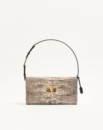 Valentino Garavani Valentino Garavani Devain Small Shoulder Bag In Tejus Wo