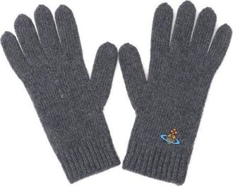 Vivienne Westwood Sleek Grey Gloves With Fitted Silhouette