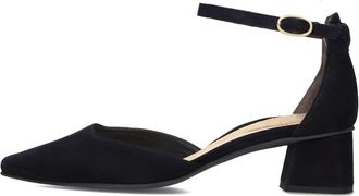 Paul Green Elegante donkerblauwe sandalen - Dames - Pumps - Blauw - 37 1/2 EU - Leer - Schoenen
