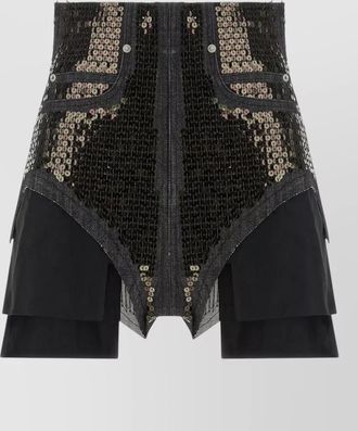 Rick Owens dirt cutoffs tailored shorts