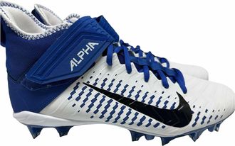 Nike Nike Mens Alpha Menace Pro 2 Mid Football Cleats Shoes, Blue, 15 UK