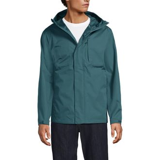 Lands End Waterproof Raincoat in Teal Pool at Nordstrom, Size Xx-Large