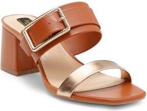 Rachel Roy Ravello Block Heel Slide Sandal in Tan at Nordstrom Rack, Size 8.5