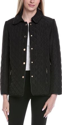 Jones New York Quilted Snap Front Jacket