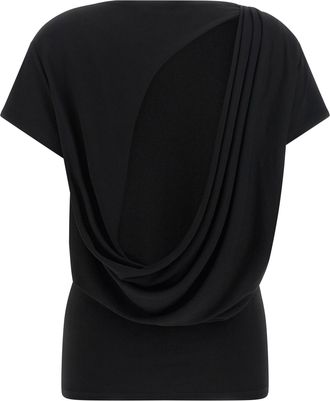 Jacquemus Womens Black Viscose T-Shirt