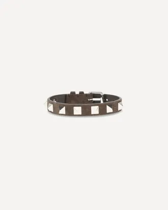 Valentino Garavani Rockstud leather Bracelet Male UNI