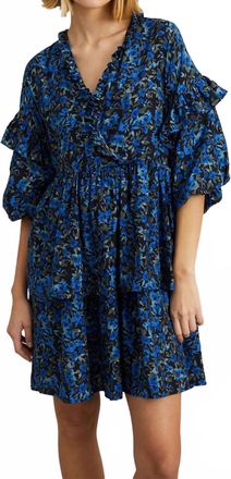 Munthe Anage Dress In Blue Floral