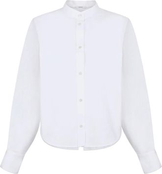 Givenchy Shirts, female, White, Size: 2XS Cocoon Cut-Out Shirt in Popeline