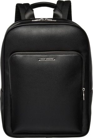 A|X Armani Exchange Textured Backpack - Heren - Rugzakken - Zwart - ONE Size - Leer - Tassen