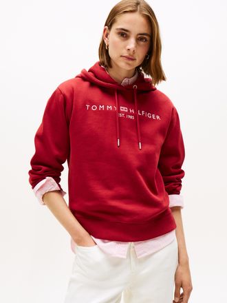 Tommy Hilfiger Kapuzensweatshirt »MDRN REG CORP LOGO HOODIE« mit gesticktem Logo-Schriftzug