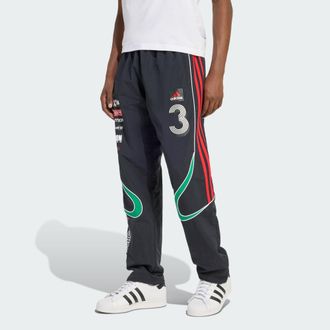 adidas Originals Mens TEAMGEIST MOTO TRACKPANT - Black - Size X-Large