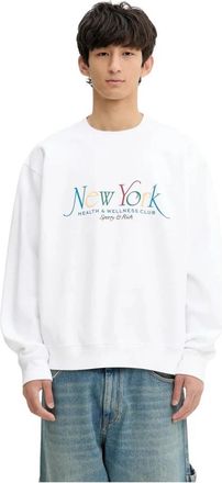 Sporty & Rich Sweatshirts - Heren - Sweatshirts - Wit - XL - Hoodies & sweatvesten