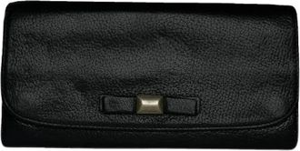 Miu Miu Pre-owned Leather Wallet - Dames - Vintage Accessoires - Zwart - ONE Size - Leer - Vintage