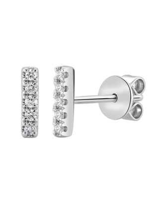 Sabrina Designs 14K 0.07 ct. tw. Diamond Bar Earrings