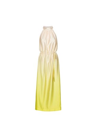 Karmamia Womens Layla Dress In Gradient Yellow