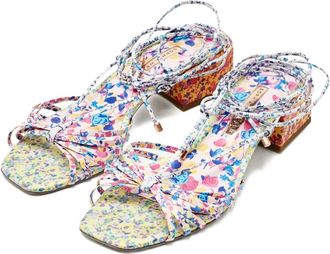 Sophia Webster Sandali a fiori - Bianco