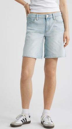 BP. Low Rise Baggy Jort Shorts in Spring Wash at Nordstrom, Size 25