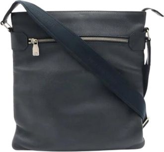 Louis Vuitton Pre-owned Taiga Schoudertas - Heren - Vintage Schoudertas - Zwart - ONE Size - Leer - Vintage