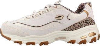 Skechers DLites - Wild Charm - Dames - Sneakers - Wit - 41 EU - Su&egrave;de - Schoenen