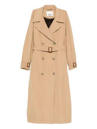 Isabel Marant Trench Doppiopetto Fluido Elea-Donna