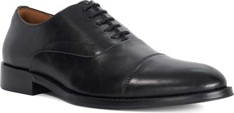 Dune London Mens San Ant - Leather Toe Cap Gibsons - Black Patent Leather - Size UK 9