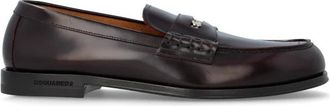 Dsquared2 Leren loafers - Heren - Loafers - Bruin - 41 EU - Leer - Schoenen