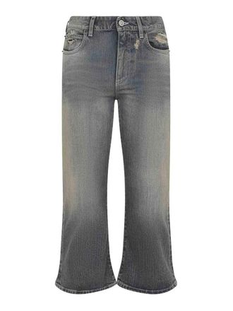 Balenciaga Laced Flared Capri Jeans